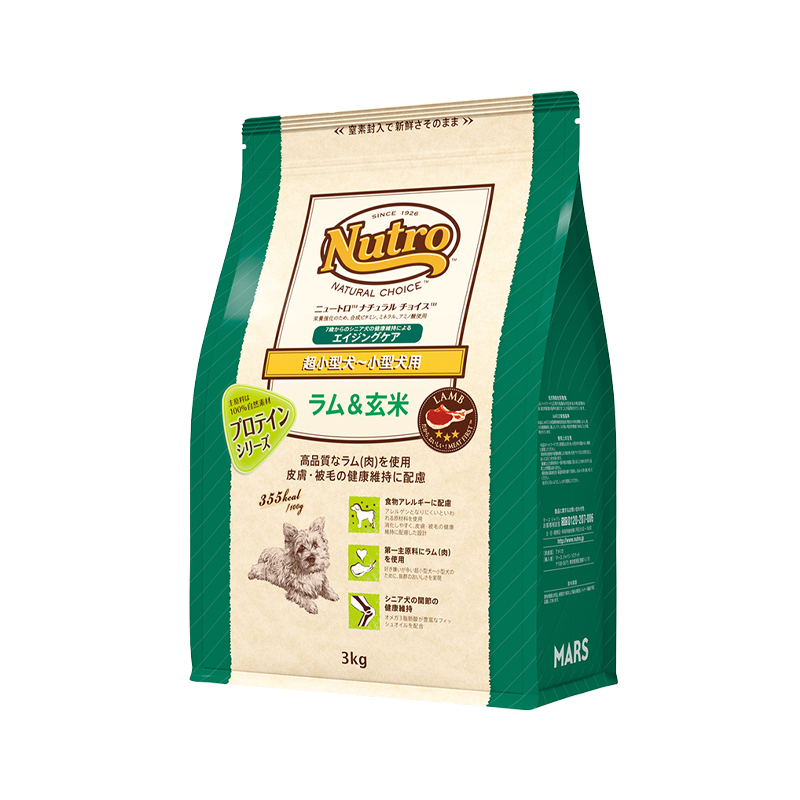 ニュートロ ナチュラル チョイス 超小型犬~小型犬用 エイジングケア ラム&玄米