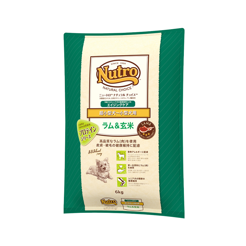 ニュートロ ナチュラル チョイス 超小型犬~小型犬用 エイジングケア ラム&玄米