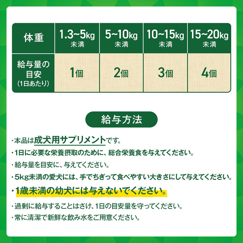 グリニーズ デイリーサプリメント 免疫の健康サポート 犬用サプリメント 63g/126g