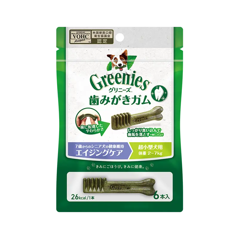 【まとめ売り3つ】グリニーズプラス エイジングケア 超小型犬用 2-7kg グリニーズ プラス エイジングケア 超小型犬用 2-7kg