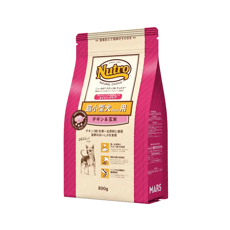 lety　Nutroナチュラルチョイス　4袋 ニュートロ ナチュラル チョイス 超小型犬4kg以下用 エイジングケア