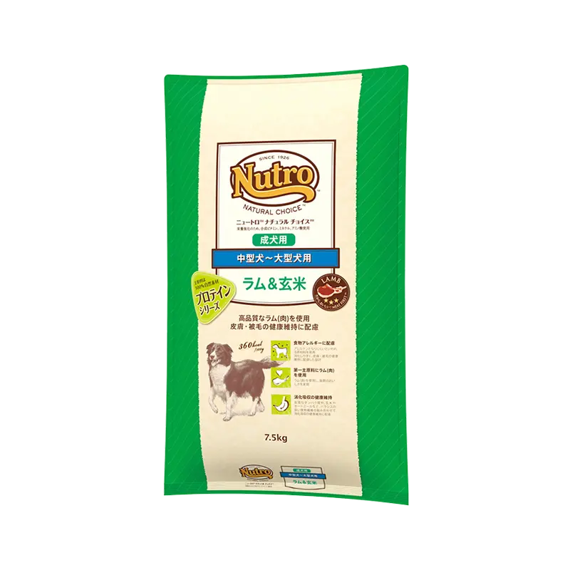 ニュートロ ナチュラル チョイス 中型犬~大型犬用 成犬用 ラム&玄米 ニュートロ ナチュラル チョイス 中型犬~大型犬用 成犬用 ラム&玄米