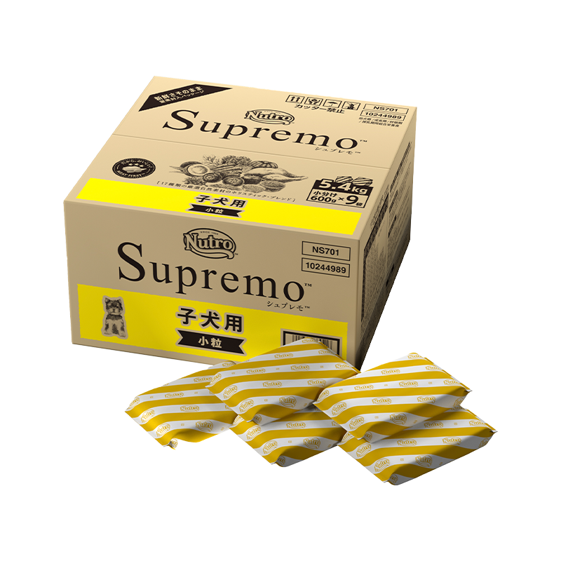 【公式通販限定】ニュートロ シュプレモ 子犬用 小粒 5.4kg（600g×9袋）