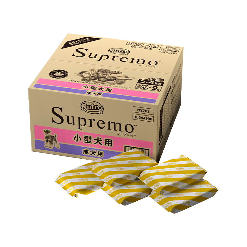 【公式通販限定】ニュートロ シュプレモ 小型犬用 成犬用 5.4kg（600g×9袋）