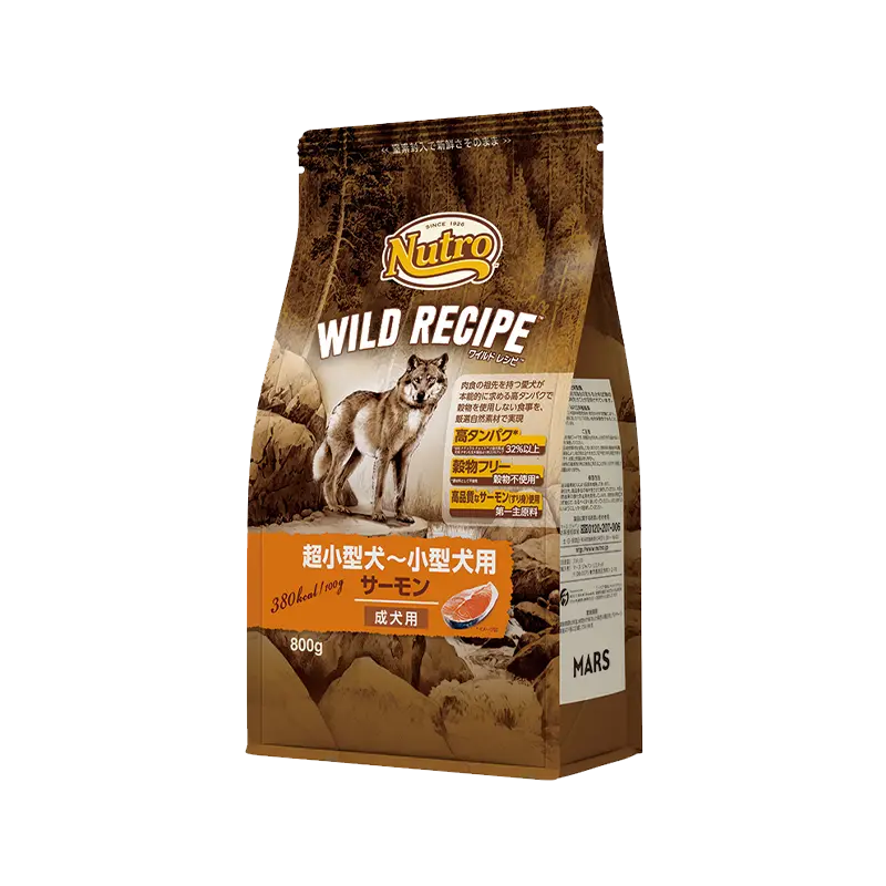ニュートロ ワイルドレシピ アダルト サーモン 2kg × 2袋セット ニュートロ ワイルド レシピ 超小型犬～小型犬用 成犬用 サーモン
