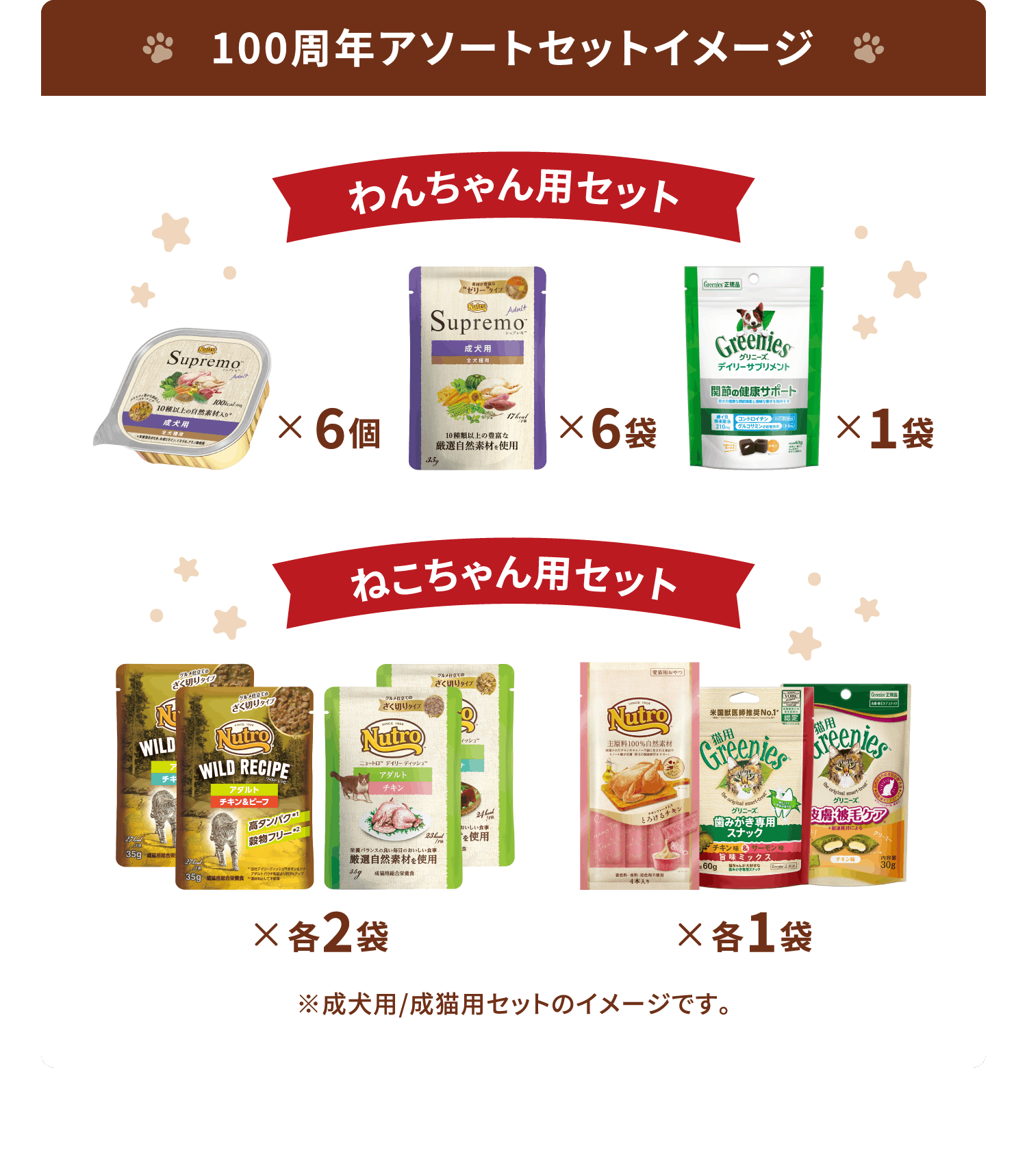 100周年アソートセットイメージ